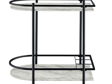 Serving Cart With Wine Rack