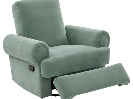 Manual Swivel Recliner Rocker Chair With Adjustable Backrest