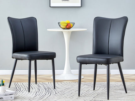 Minimalist Style Minimalist Dining Chairs With Metal Legs