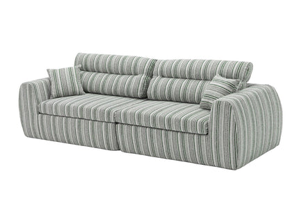 3 Seater, Couch With Throw Pillows For Living Room