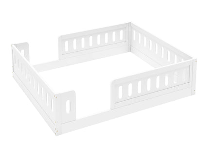 Platform Bed With Guardrail