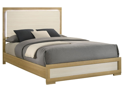 Lincoln - LED Panel Bed With Touch Light Headboard