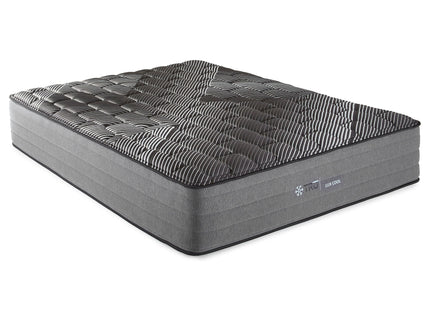 Starrett Black - 14" Euro Top Hybrid Mattress With Copper Gel And Silver Infused Foam - Sleek Black - Twin - Black