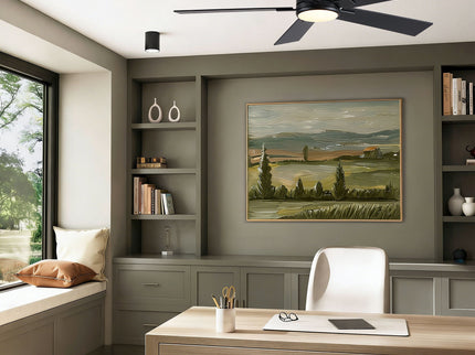 Reversible Motor Integrated LED Dimmable Ceiling Fan With Light