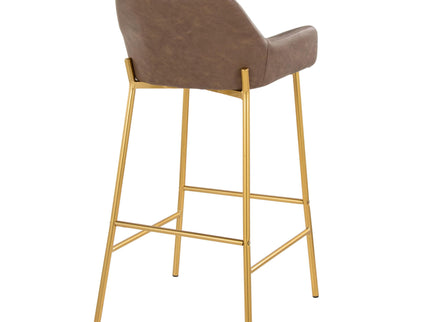 Daniella - Contemporary / Glam Fixed Height Bar Stool (Set of 2)