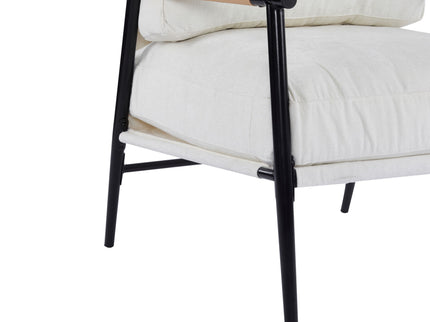 Modern Accent Chair With Cushions, Cozy Seating