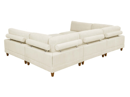 Modern Modular Sectional With Adjustable Back Support