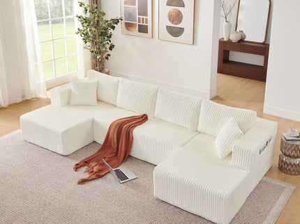 U - Shaped Modular Sectional Sofa For Living Room