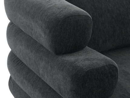 Oversized Chaise Lounge Sofa Bed With Deep Seat And Layered Armrests