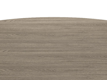 Tannen - Round 5 Piece Dining Table (Set of 5) - White And Gray