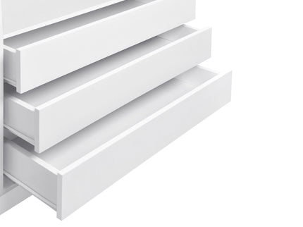 Doorless Storage Wardrobe For Dedroom With Shelves And 3 Drawers