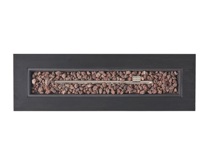 Modern Rectangular Iron Fire Pit 50, 000 Btu