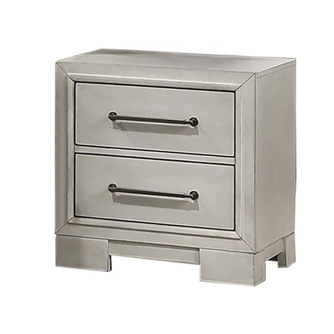 Bed Set With Storage Drawers, Open Shelves, And Built In LED Lighting