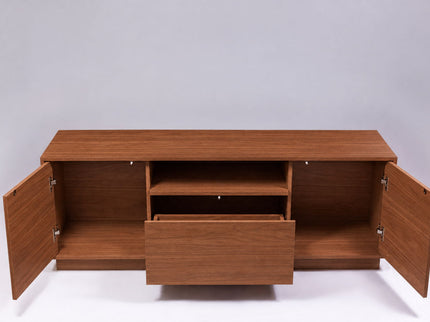 TV Stand For TVs Up To 65" With 2 Doors, 1 Drawer And 1 Open Shelf