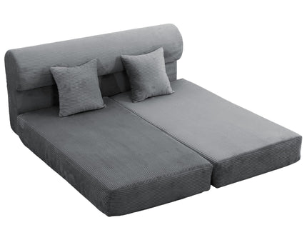 Convertible Sofa Bed, 2 Seater Fold Out Floor Couch