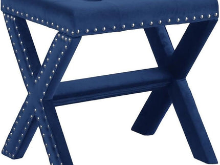 Upholstered Accent Bench With Nailhead Trim