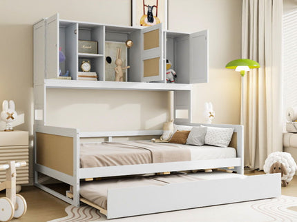 Daybed And All In One Cabinet And Shelf
