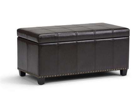 Amelia - Transitional Storage Ottoman Bench