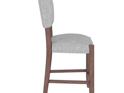 5 Piece Counter Height Dining Set, Bar Table With 4 Upholstered Chairs