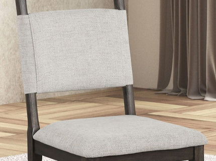 Upholstered Side Chairs (Set of 2) - Dark Walnut