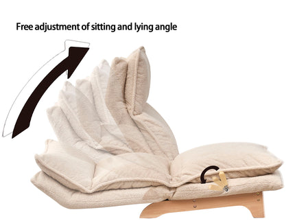 Single Lazy Sofa Chair Leisure Foldable Reclining Chair