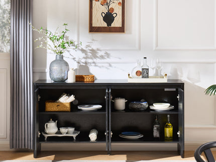 Sideboard Buffet Cabinet With Adjustable Shelves