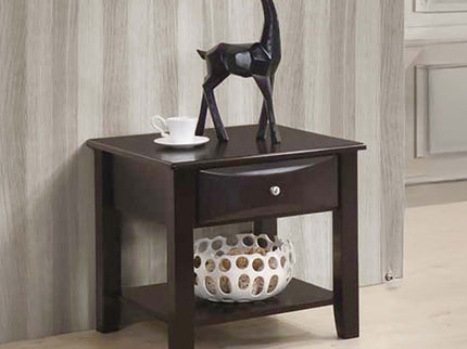 Table Set With Drawers And Open Shelf Storage