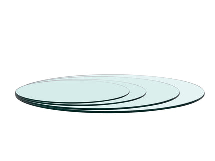 Round Tempered Glass Table Top