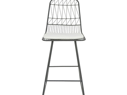 Yearning - Iron Counter Stool With Water Resistant Cushion