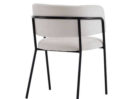 Modern Upholstered Arm Dining Chair Set