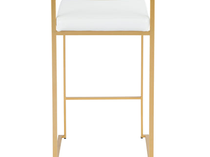 Fuji - Contemporary / Glam Design Counter Stool (Set of 2)