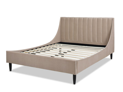 Aspen - Vertical Tufted Modern Headboard Platform Bed Set
