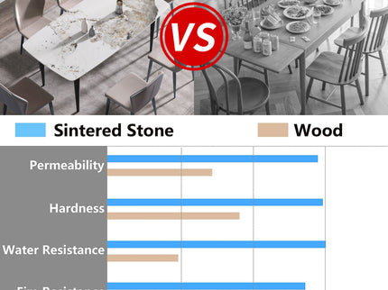 70.87" Modern Artificial Stone Pandora White Curved Black Metal Leg Dining Table - Antique White