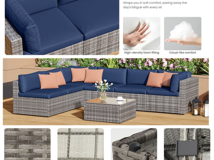 Modern Patio Set With Coffee Table