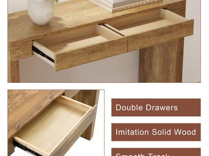 Elegant Bar Table With 2 Drawers