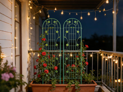 Metal Garden Trellis Rustproof Trellis For Climbing Plant Outdoor Flower Support