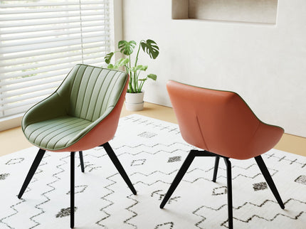 Modern Medieval Kitchen Dining Chair With 360 ° Rotation