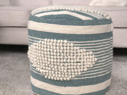 Diamond - Handcrafted Cylindrical Pouf