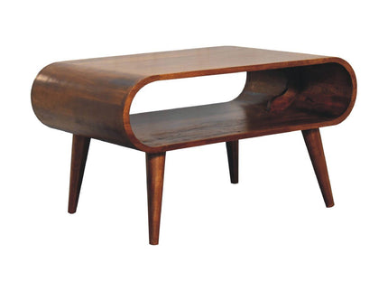 Solid Wood Open Coffee Table