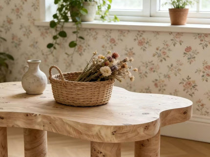 Cloud Shaped Coffee Table With 4 Round Legs