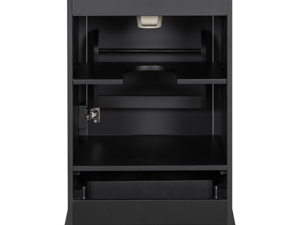 Bathroom Vanity With Sink, Soft Close Door, Adjustable U-Shaped Shelf