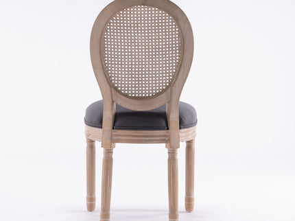 French Country Dining Chairs & Round Back (Set of 2)
