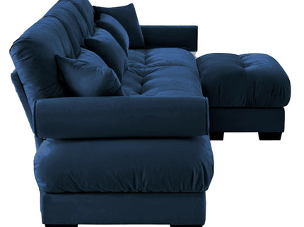 Super Comfort Oversized Modular Sectional Sofa With Movable Ottoman