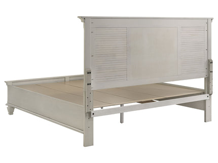 Capistrano - Eastern King Bed With 2 Drawers - White