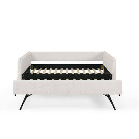 Upholstered Daybed With Pop Up Trundle