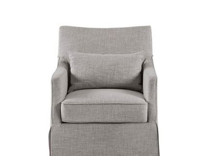 Traditional Design London Skirted Swivel Chair