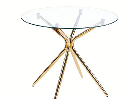 Compact Dining Table With Glass Top