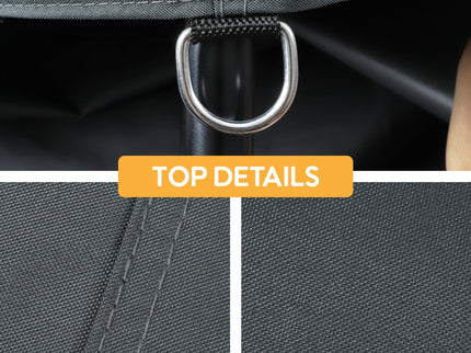 Canopy Replacement Top With 4 Pack W8 Bags, Pop Up Tent Cover Only, Frame Not Included