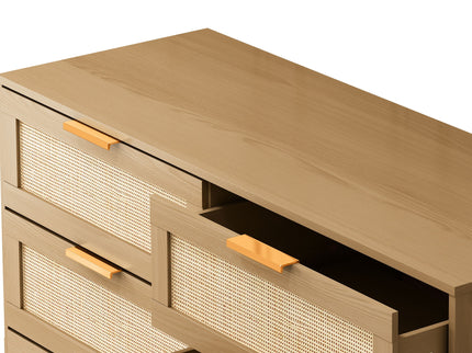 6 Drawer Storage Modern Cabinet For Bedroom