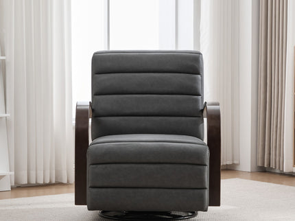 360° Swivel Accent Chair With Armrests, Comfy Lounge